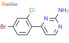 4-(2-氯-4-溴苯基)-2-氨基嘧啶结构式图片|913322-69-7结构式图片