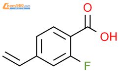 4-乙烯基-2-氟-苯甲酸结构式图片|913570-29-3结构式图片