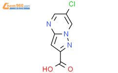 6-氯吡唑并[1,5-A]嘧啶-2-羧酸结构式图片|914206-75-0结构式图片