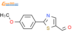 2-(4-甲氧基苯基)噻唑-5-甲醛结构式图片|914348-82-6结构式图片