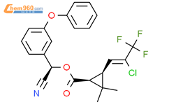 三氟氯氰菊酯结构式图片|91465-08-6结构式图片