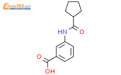 3-[(Cyclopentylcarbonyl)amino]benzoic acid