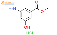 methyl 3-amino-5-hydroxybenzoate hydrochloride结构式图片|916766-98-8结构式图片