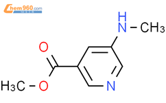 5-(甲氨基)烟酸甲酯结构式图片|91702-86-2结构式图片