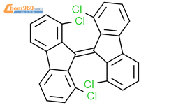 9H-Fluorene, 1,8-dichloro-9-(1,8-dichloro-9H-fluoren-9-ylidene)-结构式图片|917949-68-9结构式图片