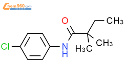 N-(4-chlorophenyl)-2,2-dimethylbutanamide结构式图片|91802-61-8结构式图片