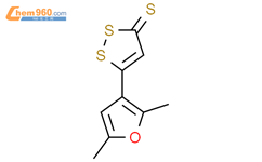 3H-1,2-Dithiole-3-thione, 5-(2,5-dimethyl-3-furanyl)-结构式图片|918503-96-5结构式图片
