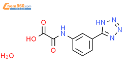 Acetic acid, 2-oxo-2-[[3-(2H-tetrazol-5-yl)phenyl]amino]-, hydrate (1:1)结构式图片|919293-83-7结构式图片
