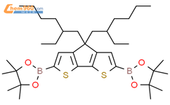 2,6-二硼酸频哪醇酯-4,4-二(2-乙基己基)-二噻吩并环戊二烯结构式图片|920515-35-1结构式图片