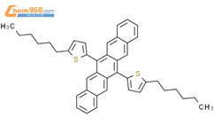 Thiophene, 2,2'-(6,13-pentacenediyl)bis[5-hexyl-结构式图片|922508-51-8结构式图片