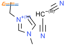 3-ethyl-1-methyl-1H-Imidazolium propanedinitrile结构式图片|923019-22-1结构式图片