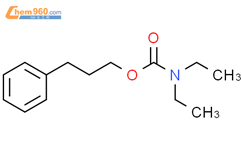 Carbamic acid, diethyl-, 3-phenylpropyl ester结构式图片|92322-64-0结构式图片