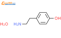 4-(2-aminoethyl)phenol,hydrate