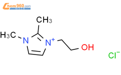 1-(2-羟乙基)-2,3-二甲基咪唑氯化物结构式图片|924297-45-0结构式图片