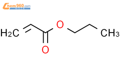 丙烯酸正丙酯结构式图片|925-60-0结构式图片