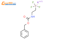 钾苄基N-[2 - （三氟甲硼烷）乙基]氨基甲酸酯结构式图片|926280-84-4结构式图片