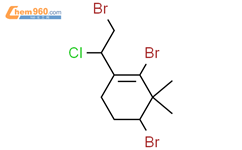 2-氯-1,6,8-三溴-3（8）-赭二烯结构式