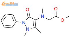 Sarcosine, N-antipyrinyl-, methyl ester (6CI,7CI)结构式图片|92650-04-9结构式图片