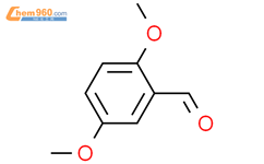 2,5-二甲氧基苯甲醛结构式图片|93-02-7结构式图片