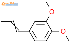 异丁香酚甲醚结构式图片|93-16-3结构式图片