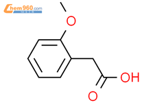 2-甲氧基苯乙酸结构式图片|93-25-4结构式图片