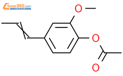 乙酰基异丁香酚结构式图片|93-29-8结构式图片