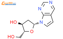 7-(2-Deoxy-b-D-ribofuranosyl)-7H-pyrrolo[2,3-d]pyrimidine结构式图片|93366-89-3结构式图片