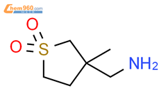 3-Thiophenemethanamine, tetrahydro-3-methyl-, 1,1-dioxide结构式图片|933705-72-7结构式图片