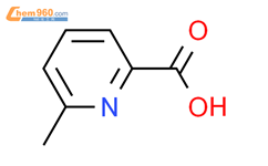 6-甲基吡啶-2-羧酸结构式图片|934-60-1结构式图片