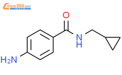 4-amino-N-(cyclopropylmethyl)benzamide结构式图片|934524-22-8结构式图片