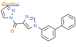 (1-biphenyl-3-yl-1H-imidazol-4-yl)-pyrazol-1-yl-methanone
