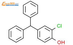 4-benzhydryl-2-chlorophenol结构式图片|93487-28-6结构式图片