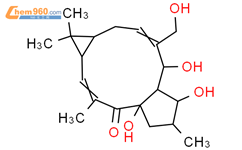 17-羟基异千金二萜醇结构式图片|93551-00-9结构式图片