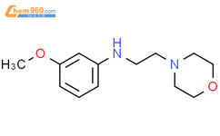 N-(3-甲氧基苯基)-4-吗啉乙胺结构式图片|937670-17-2结构式图片