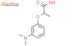 2-[3-(Dimethylamino)phenoxy]propanoic acid结构式图片|938267-39-1结构式图片
