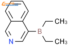 Isoquinoline, 4-(diethylboryl)-结构式图片|93830-62-7结构式图片