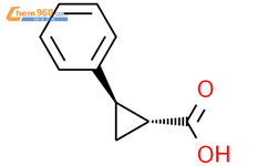 反式-2-苯基环丙烷-1-羧酸结构式图片|939-90-2结构式图片