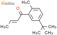 2-Buten-1-one,1-[5-(1,1-dimethylethyl)-2-methylphenyl]-结构式图片|93942-47-3结构式图片