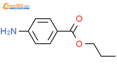 4-氨基苯甲酸丙酯结构式图片|94-12-2结构式图片