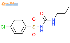 氯磺丙脲结构式图片|94-20-2结构式图片