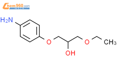 4-(3-乙氧基-2-羟基丙氧基)苯胺结构式图片|94056-98-1结构式图片