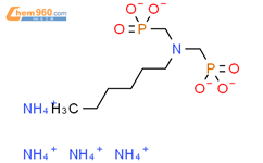 Phosphonic acid,[(hexylimino)bis(methylene)]bis-, ammonium salt (9CI)结构式图片|94113-34-5结构式图片