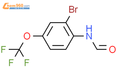 N-甲酰基-2-溴4-三氟甲氧基苯胺结构式图片|941294-53-7结构式图片