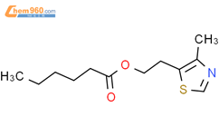 4-甲基-5-噻唑基乙醇己酸酯结构式图片|94159-32-7结构式图片