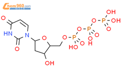5'-​(三磷酸四氢) 2'-​脱氧-​尿苷结构式图片|94234-60-3结构式图片