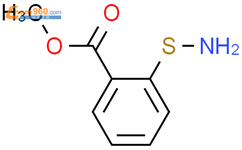 Benzoic acid,2-(aminothio)-, methyl ester结构式图片|94266-24-7结构式图片
