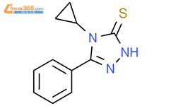 4-环丙基-5-苯基-4H-1,2,4-三唑-3-硫醇结构式图片|942876-38-2结构式图片