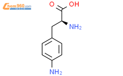 4-氨基-L-苯丙氨酸结构式图片|943-80-6结构式图片