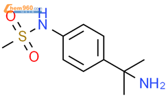 Methanesulfonamide, N-[4-(1-amino-1-methylethyl)phenyl]-结构式图片|946496-52-2结构式图片