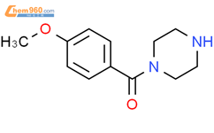 1-(4-甲氧基苯甲酰)哌嗪 CF3COOH结构式图片|94747-49-6结构式图片
